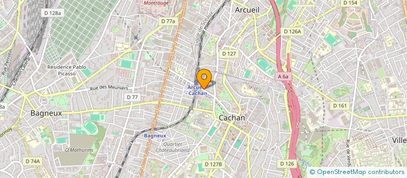 localisation de l'entreprise GREEN ET VERT  CACHAN