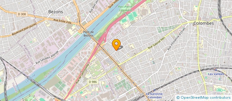 localisation de l'entreprise GREEN-ETANCHE à COLOMBES
