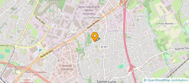 localisation de l'entreprise GREEN ETICA  SAINTE-LUCE-SUR-LOIRE