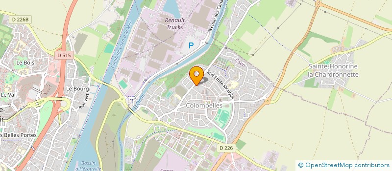 localisation de l'entreprise GREEN EVENTS  COLOMBELLES