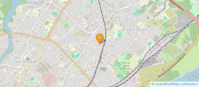 localisation de l'entreprise GREEN F à NANTES