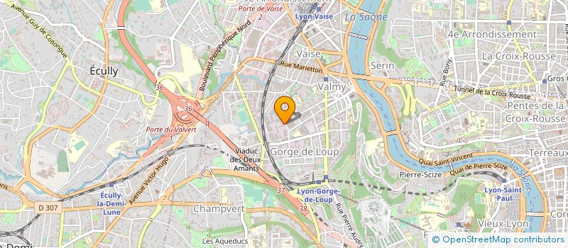 localisation de l'entreprise GREEN FILMS  LYON