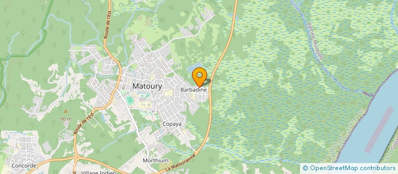 localisation de l'entreprise GREEN FISHLINE  MATOURY