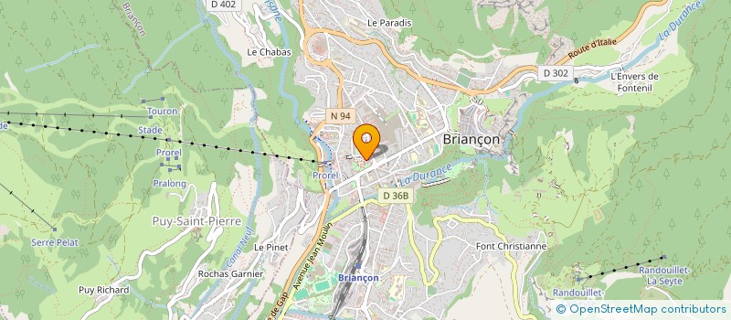 localisation de l'entreprise GREEN FLASH  BRIANCON