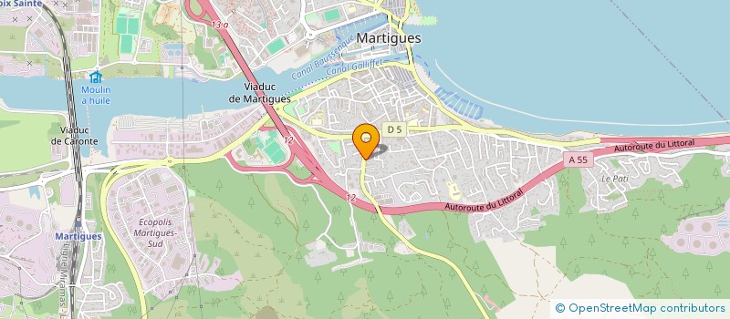 localisation de l'entreprise GREEN FLEET à MARTIGUES
