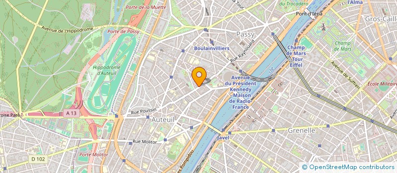 localisation de l'entreprise GREEN FLOW à PARIS