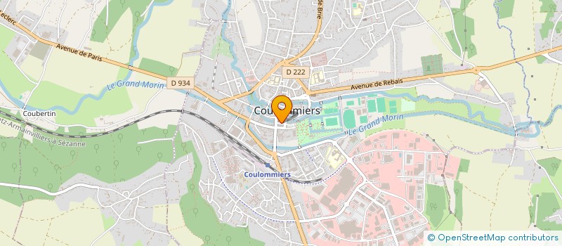 localisation de l'entreprise GREEN FOODS à COULOMMIERS
