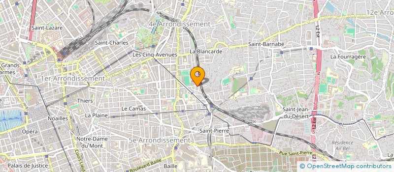 localisation de l'entreprise GREEN FORCE  MARSEILLE