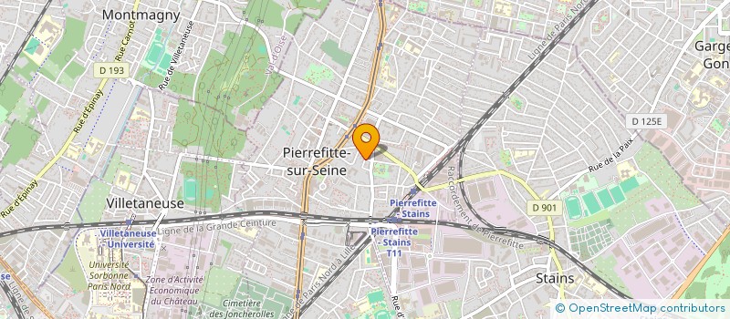 localisation de l'entreprise GREEN FORMATION à PIERREFITTE-SUR-SEINE