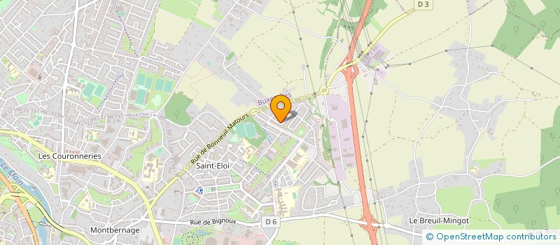 localisation de l'entreprise GREEN GAMES à POITIERS