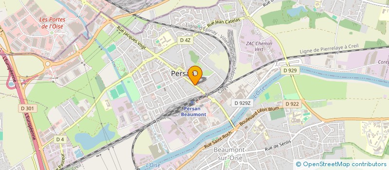 localisation de l'entreprise GREEN GARDEN  PERSAN