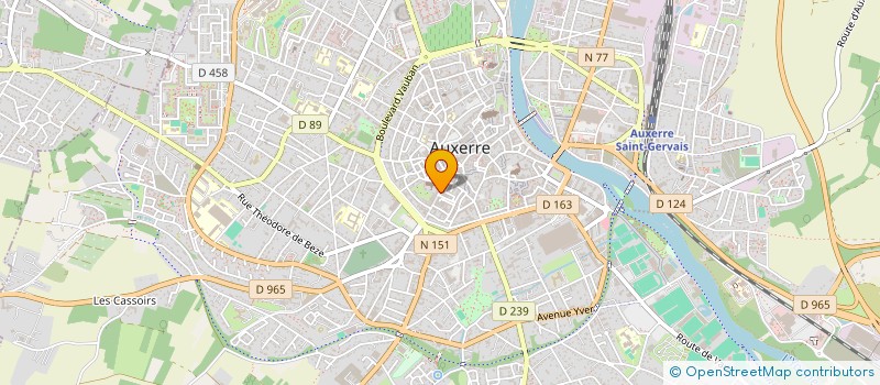 localisation de l'entreprise GREEN GEN à AUXERRE