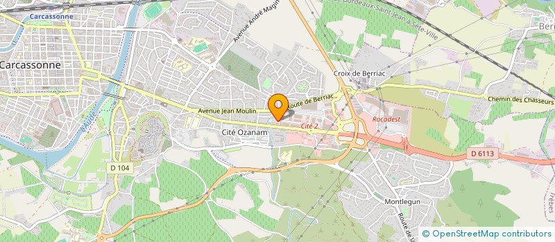 localisation de l'entreprise GREEN GENERATION  CARCASSONNE