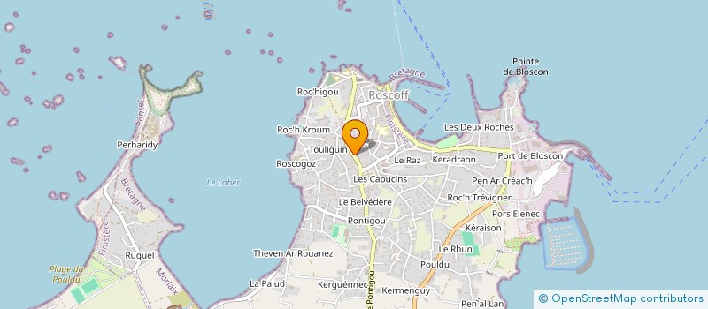 localisation de l'entreprise GREEN GOAT  ROSCOFF