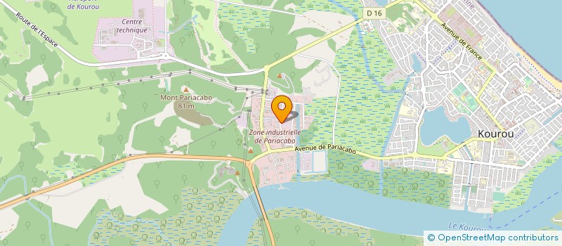 localisation de l'entreprise GREEN & GOLD à CAYENNE