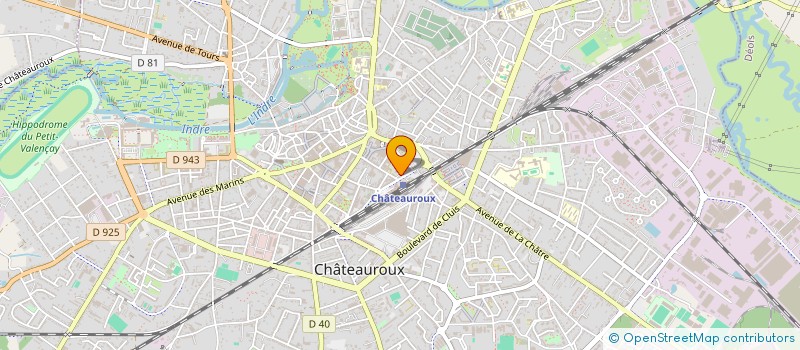 localisation de l'entreprise GREEN HABITAT CONCEPT à CHATEAUROUX