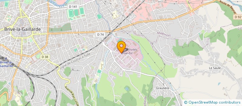 localisation de l'entreprise GREEN HABITAT PROMOTION à BRIVE-LA-GAILLARDE