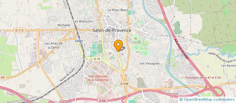 localisation de l'entreprise GREEN HABITATION CONCEPT  SALON-DE-PROVENCE