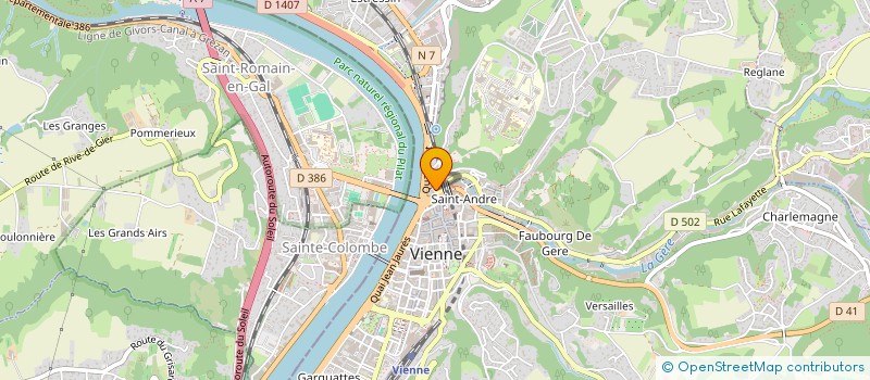 localisation de l'entreprise GREEN HEADEAL  VIENNE