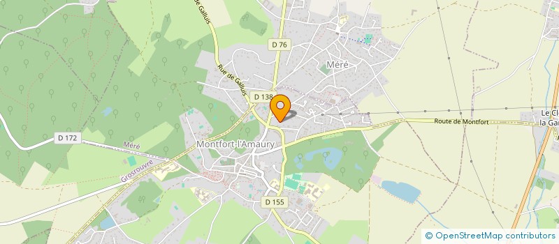 localisation de l'entreprise GREEN HILL  MONTFORT-L'AMAURY