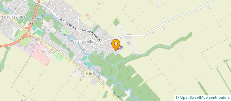 localisation de l'entreprise GREEN HOLDING  ORMES