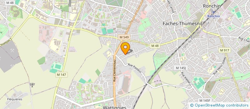 localisation de l'entreprise GREEN-HOME  WATTIGNIES