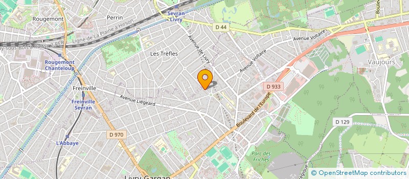 localisation de l'entreprise GREEN HOME à LIVRY-GARGAN