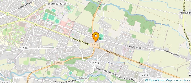 localisation de l'entreprise GREEN HOME AQUITAINE  IDRON
