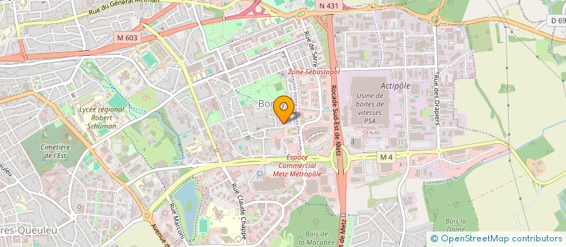 localisation de l'entreprise GREEN HORIZON  METZ