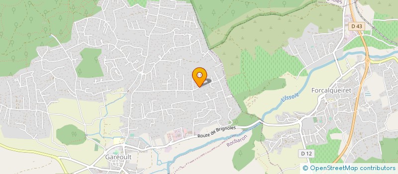 localisation de l'entreprise GREEN HOUSE  GAREOULT