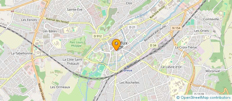 localisation de l'entreprise GREEN ICE à DREUX