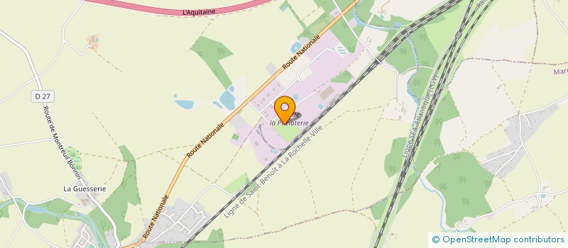 localisation de l'entreprise GREEN IMMO  COULOMBIERS