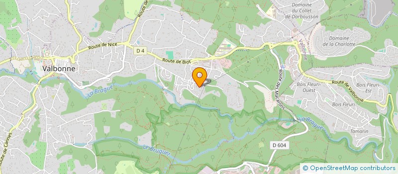 localisation de l'entreprise GREEN IMMO  VALBONNE