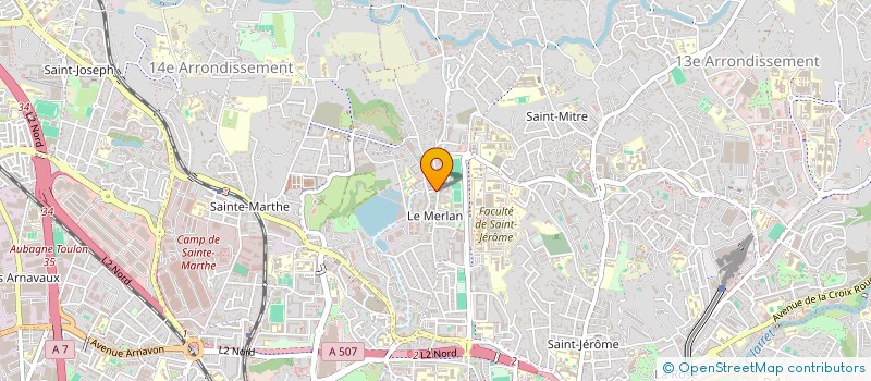 localisation de l'entreprise GREEN IMMO à MARSEILLE