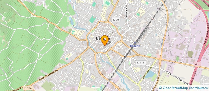 localisation de l'entreprise GREEN IMMOBILIER à BEAUNE