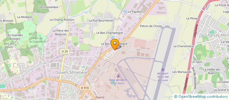 localisation de l'entreprise GREEN INDUSTRY à PARCAY-MESLAY