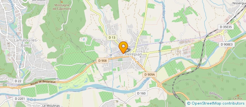 localisation de l'entreprise GREEN'ING à HEREPIAN