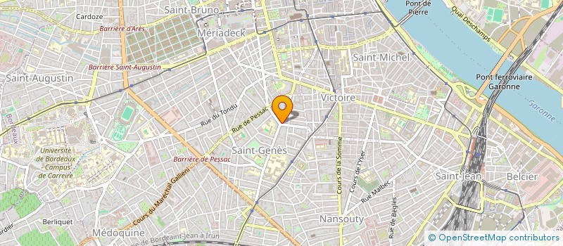 localisation de l'entreprise GREEN INTERMEZZO  BORDEAUX