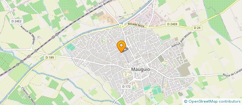 localisation de l'entreprise GREEN INVEST  MAUGUIO