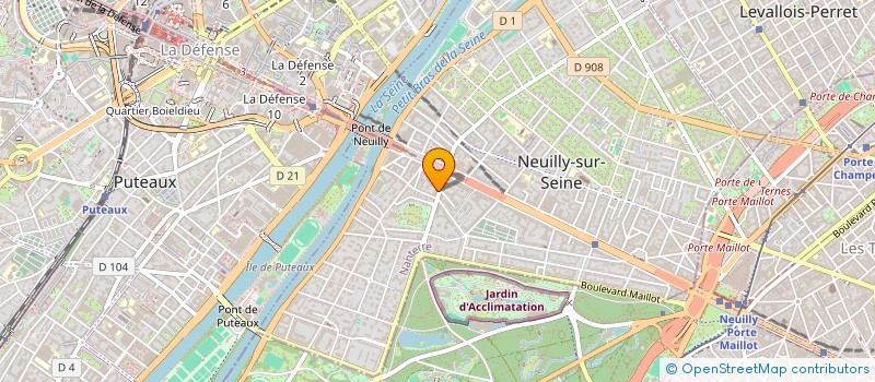localisation de l'entreprise GREEN INVEST à NEUILLY-SUR-SEINE