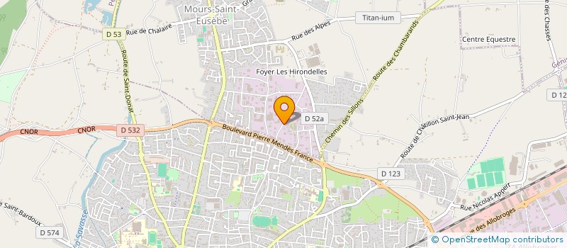 localisation de l'entreprise GREEN INVESTISSEMENT  ROMANS-SUR-ISERE