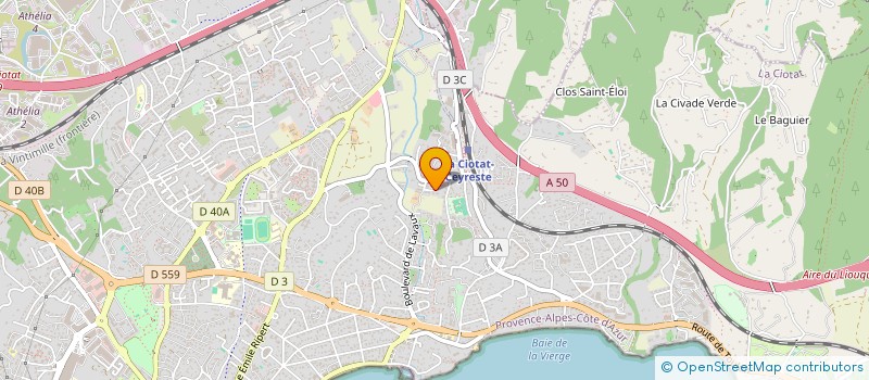 localisation de l'entreprise GREEN ISLAND FINANCE  LA CIOTAT