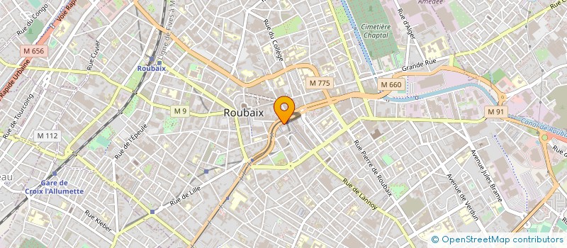 localisation de l'entreprise GREEN LAW AVOCAT à ROUBAIX