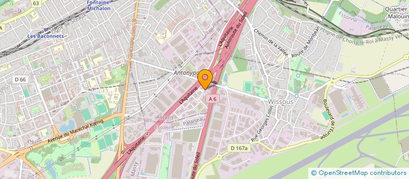 localisation de l'entreprise GREEN LIFE GROUP à ANTONY