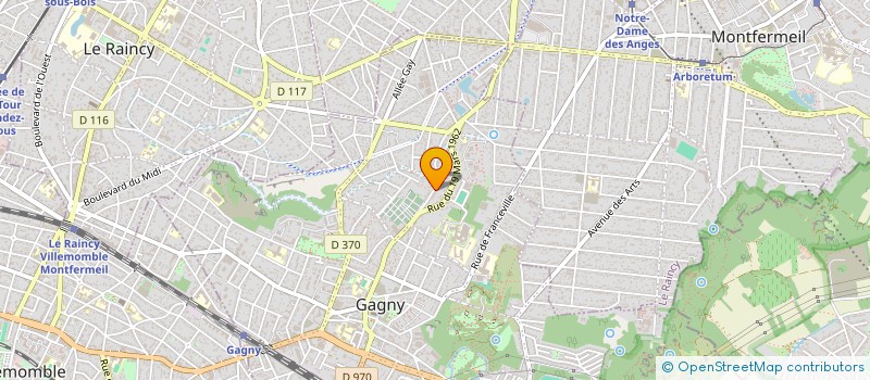 localisation de l'entreprise GREEN LIFE SOLUTIONS ECOLOGIE à DRANCY