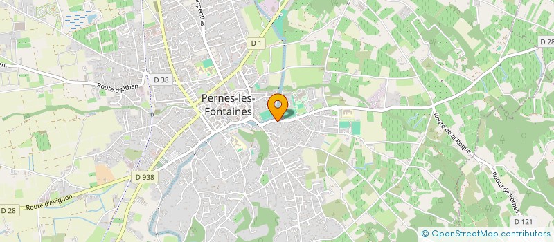 localisation de l'entreprise GREEN LIGHT  PERNES-LES-FONTAINES