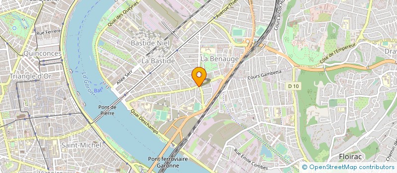 localisation de l'entreprise GREEN LINE COMMUNICATION à BORDEAUX