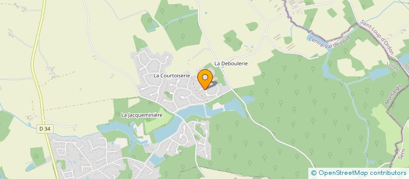 localisation de l'entreprise GREEN LIQUIDES à COURTENAY