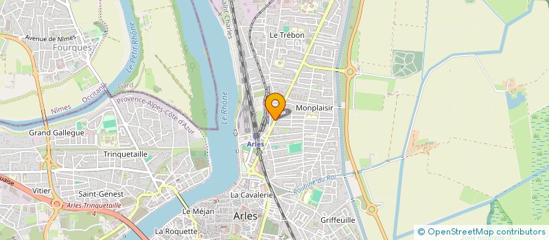 localisation de l'entreprise GREEN LOUGE  ARLES