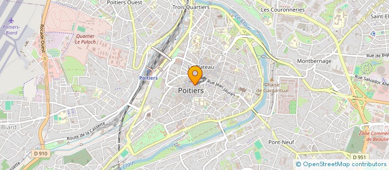 localisation de l'entreprise GREEN M'HOUSE  POITIERS